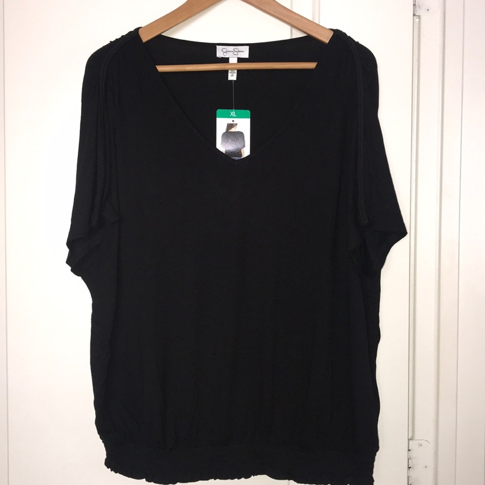 Jessica Simpson Women’s Black Blouse Size X-Large New With Tags